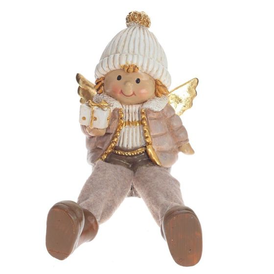 Фигурка декоративная &quot;Ангел&quot;, L6 W4,5 H14 см, 2в.