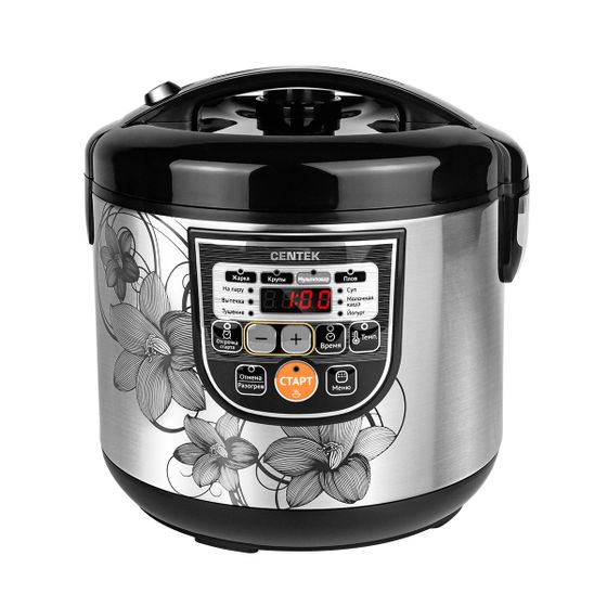 Мультиварка Centek CT-1498 5л 700Вт серебристый/черный