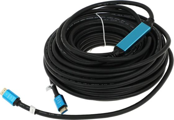 Кабель Premier HDMI(m) - HDMI(m) 25м черный (11240)
