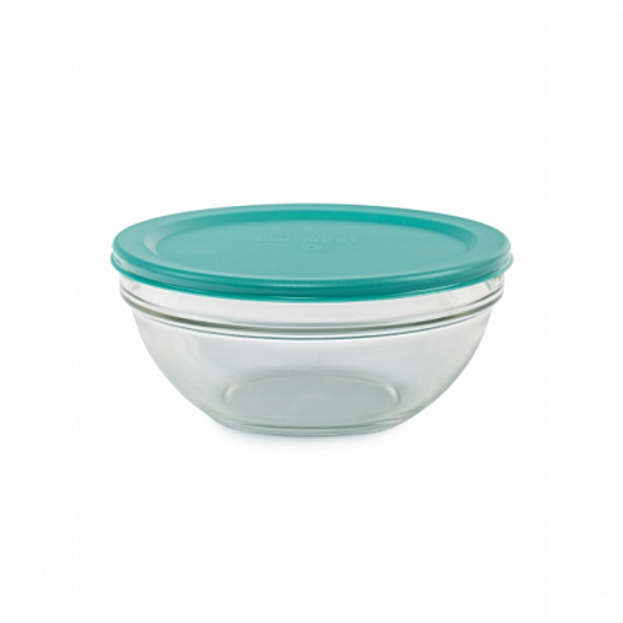 Салатник KEEP N BOWL 14см с зеленой крышкой