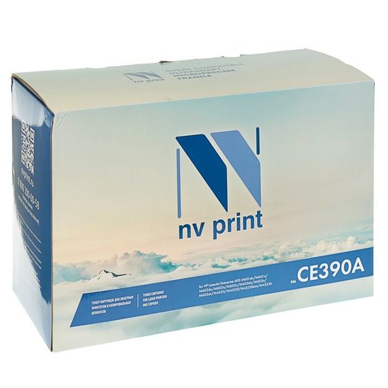 Картридж NV PRINT CE390A для HP LaserJet Enterprise 600 M601/M602/M603/M4555 (10000k),черный