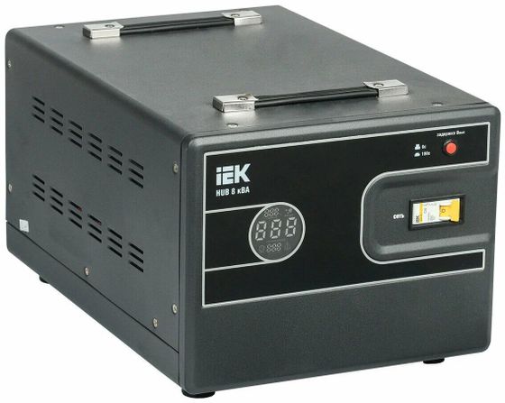 Стабилизатор напряжения IEK Expand 6400Вт 8000ВА черный