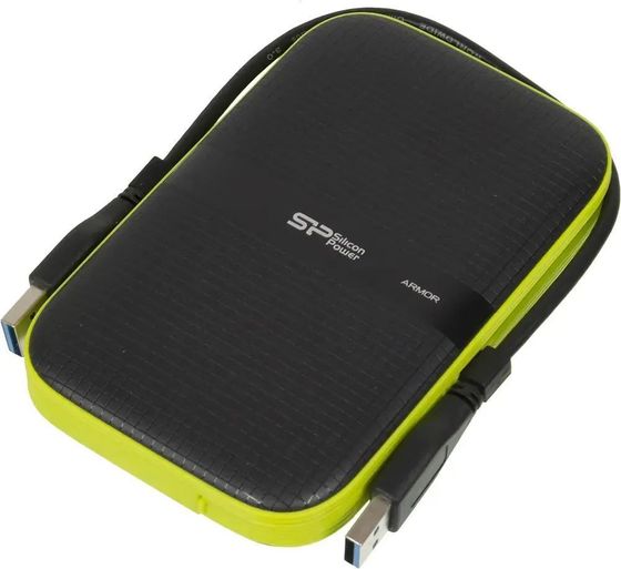 Внешний HDD 1Tb Silicon Power USB 3.0 SP010TBPHDA60S3K A60 SP010TBPHDA60S3K Armor 2.5&quot; черный