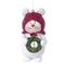 Фигурка декоративная подвесная "Снеговик",  L6 W4 H10 см