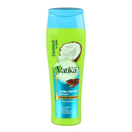 Шампунь для волос Dabur VATIKA Naturals Volume &amp; Thickness для придания объёма, 200 мл