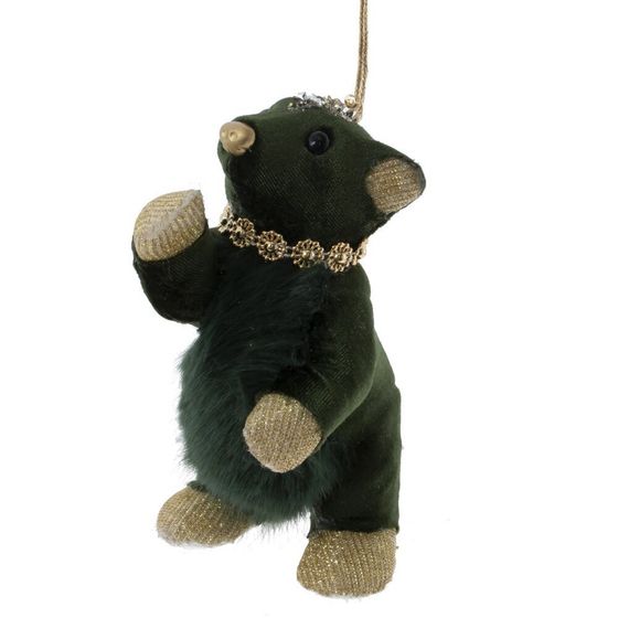 !09 Изделие декоративное подвесное &quot;Медведь&quot;, L11 W9 H14 см