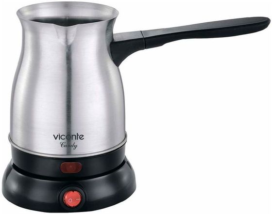Турка электрическая Viconte VC-336 900Вт серебристый