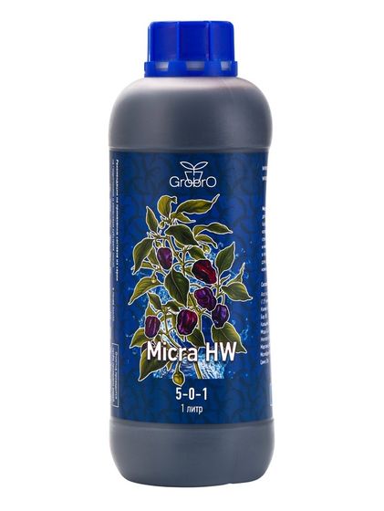 Удобрение для гидропоники &quot;GroBro&quot; Serious Micra HW, 1000мл