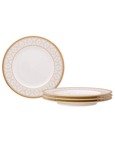 Noble Pearl Set Of 4 Bread Butter/Appetizer Plates, 6-1/2&quot;