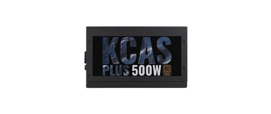 Блок питания 500W ATX Aerocool KCAS PLUS 500W 12cm fan (20+4)pin (4+4)pin 2xPCI-E 7xSATA 4xMolex RTL