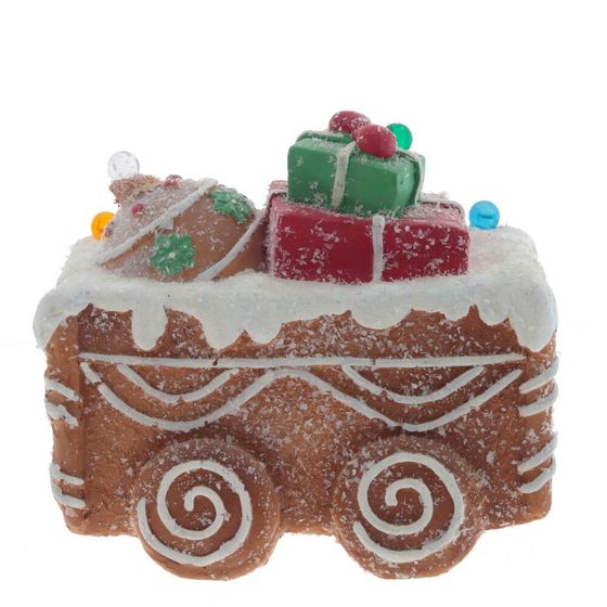 Фигурка декоративная с подсветкой &quot;Вагончик&quot;(3хААА,н/п), L22 W16 H19 см