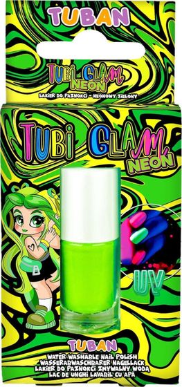 TUBAN Lakier do paznokci Tubi Glam - zielony neon 5ml