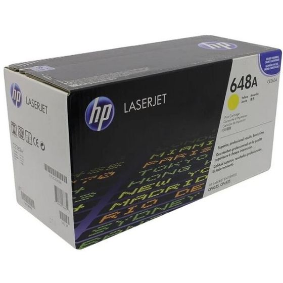 Тонер Картридж HP 648A CE262A желтый для HP CLJ CP4525 (11000стр.)