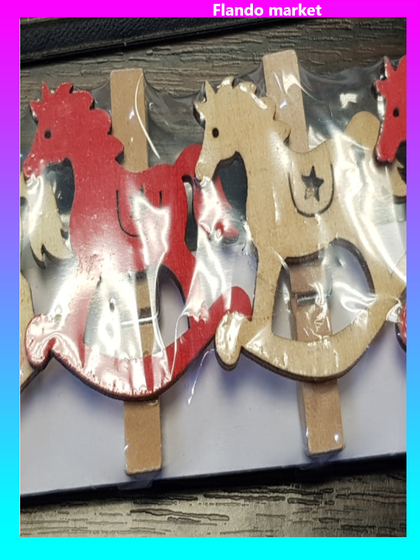 !Декоративное изделие "Лошадки" 6 штук