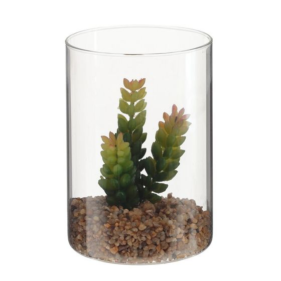 Цветочная композиция &quot;Суккулент&quot;, L12 W12 H25 см