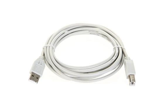 Кабель Telecom USB 2.0 A(m) - B(m) 3м белый (TC6900-3.0M)