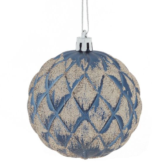 Набор из 12шт Украшение новогоднее "Шар", D 8 см, L35 W27 H9 см