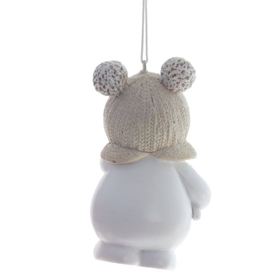 Изделие декоративное подвесное &quot;Снеговик&quot;, L6 W4,5 H10 см, 2в.