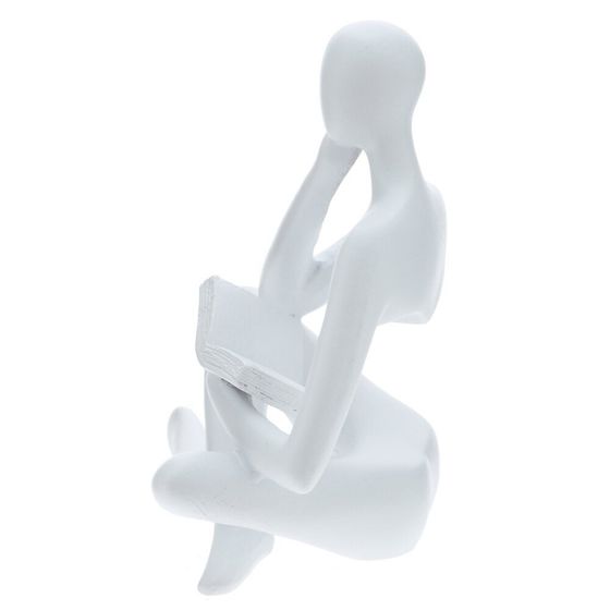 Фигурка декоративная "Читающий человек", L9 W6 H11 см