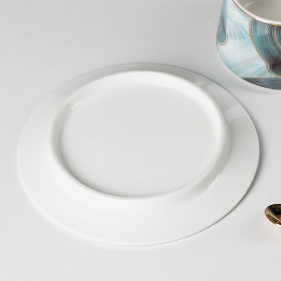 !Чайная пара «Волны», чашка 220 мл, блюдце d=15,5 см