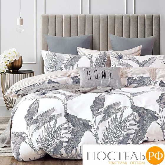 TPIG6-1720 КОД1038, КПБ Twill евро 4 наволочки, 50x70 (2 шт), 70x70 (2 шт), Сатин (Твил), Коробка