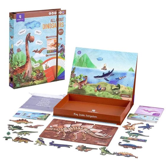 MIEREDU Magnetic Puzzle Dinosaurs