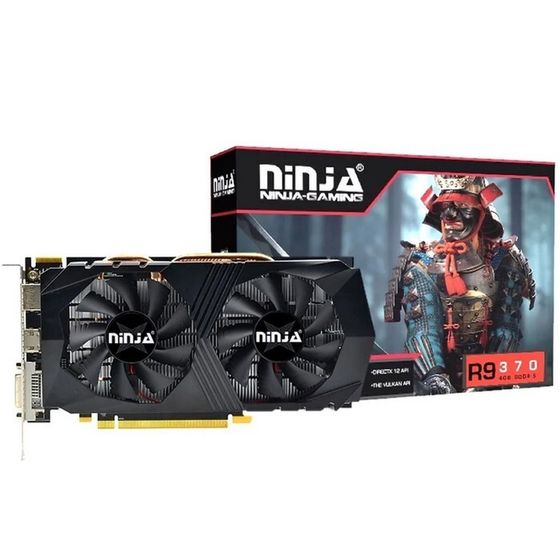 Видеокарта Ninja R9 370, 4 Гб, 256bit, GDDR5, DVI, HDMI, DP, HDCP