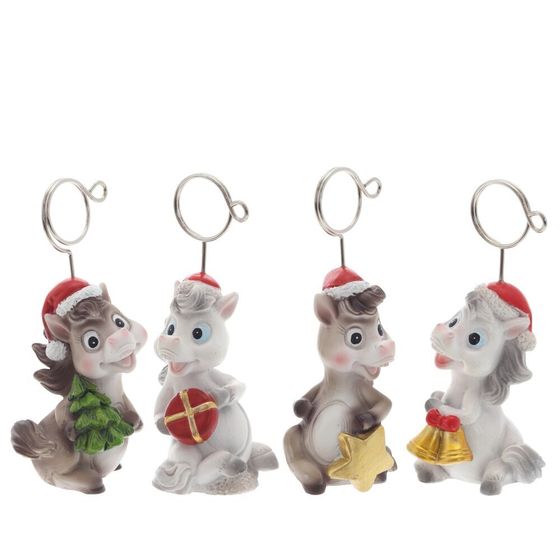 Держатель для визитки &quot;Лошадка&quot;, L4,5 W4 H10 см, 4в.