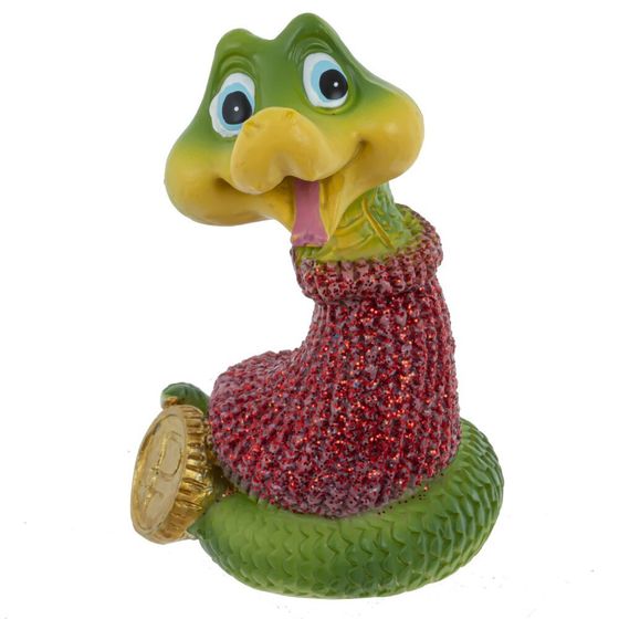 Фигурка декоративная &quot;Змея&quot;, L4,5 W4 H7 см, 4в.