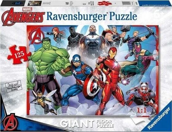 Ravensburger Ravensburger Polska Puzzle 125 elementów Gigant Avengers