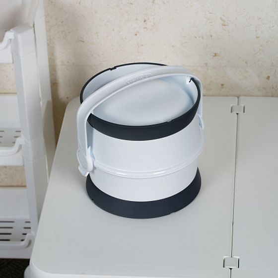 Дорожный набор для кормления собаки PET LIFE белый/cерый 1.5л