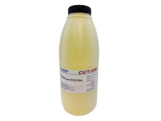 Тонер Cet PK206 OSP0206Y-100 желтый бутылка 100гр. для принтера Kyocera Ecosys M6030cdn/6035cidn/6530cdn/P6035cdn
