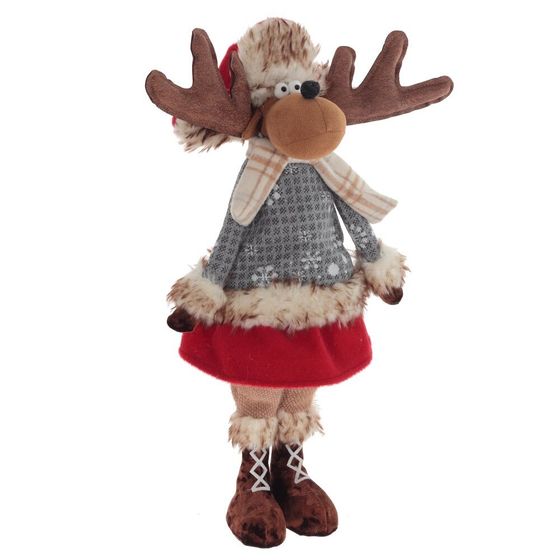 Игрушка набивная &quot;Олень&quot;, L39 W16 H56 см, 2в.