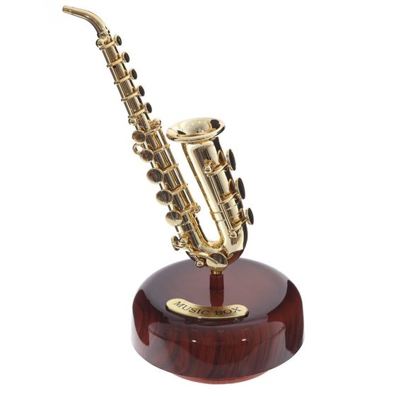 Изделие декоративное "Саксофон" (музык.), L13 W9 H19,5 см