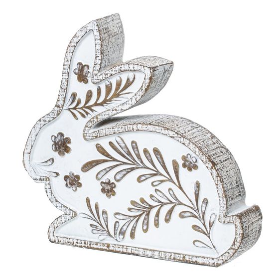 Фигурка декоративная "Заяц", L20 W3,5 H18 см