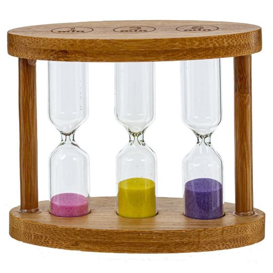 Часы песочные (1/3/5 мин.), Д11 Ш5 В9 см, 3в.