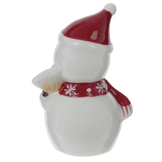 Фигурка декоративная &quot;Снеговик&quot; с подсветкой (LR44x2), L8 W7 H13,5 см