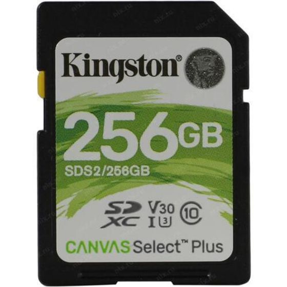 Карта памяти SDXC 256Gb Kingston SDS2/256Gb Canvas Select Plus
