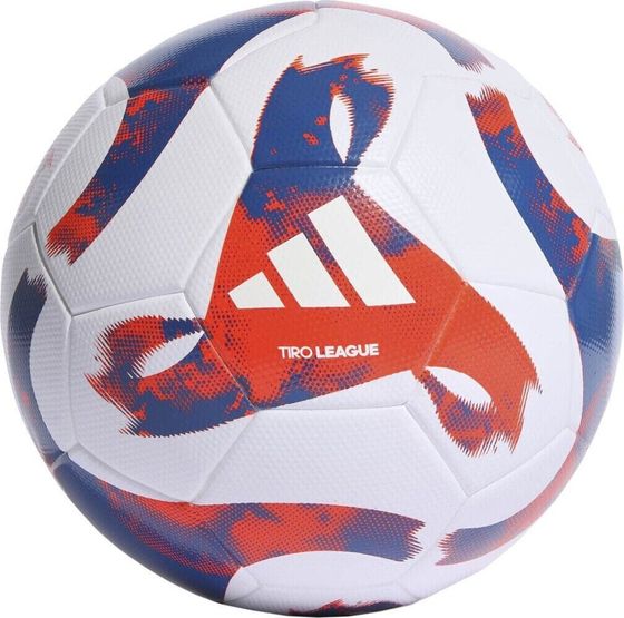 Футбольные мячи Adidas Tiro League TSBE бело-сине-красные HT2422 4