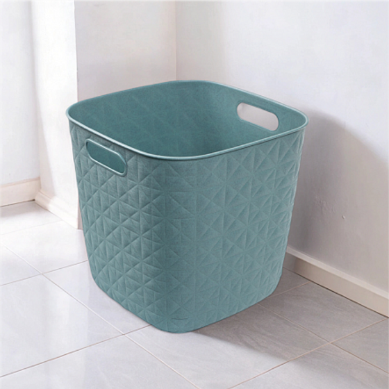 Корзина квадратная SOFTEX Q голубая 15л