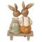 Фигурка декоративная "Зайцы", L11 W9 H17 см