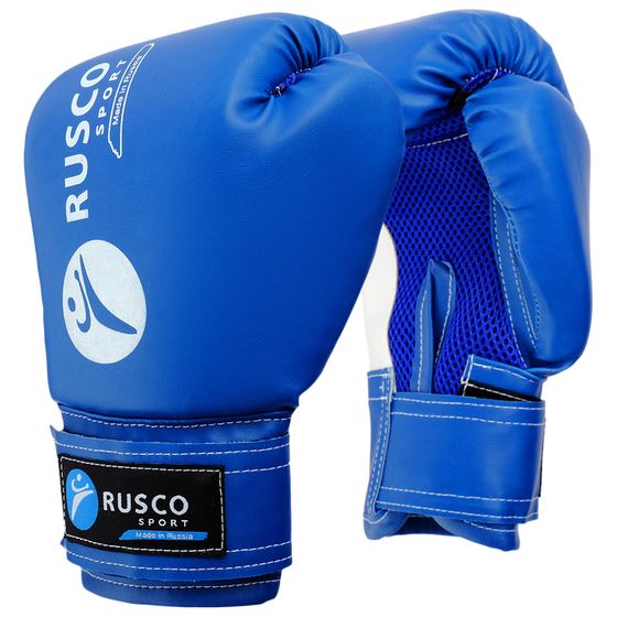 Перчатки боксёрские RUSCO SPORT, 8 унции, цвет синий