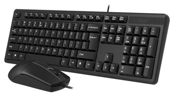 Клавиатура+мышь A4Tech KR-3330S проводной черный