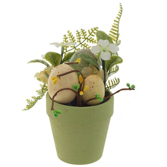 Цветочная композиция &quot;Пасхальная&quot;, L10 W10 H13 см, 2в.