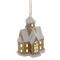 Фигурка декоративная подвесная "Домик" (подсветка, 2xLR44), L8 W5,5 H10,5 см, 2в.