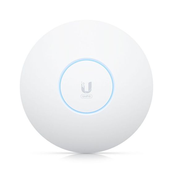 Точка доступа Wi-Fi Ubiquiti UniFi 6 AP Enterprise |U6-Enterprise| Точка доступа 2,4+5 ГГц, Wi-Fi 6E, 4х4 MU-MIMO, 802.3at, 1х 2,5G RJ45
