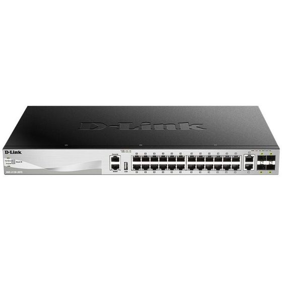 Коммутатор D-Link DGS-3130-30TS 24G 2x10G 4SFP+ управляемый