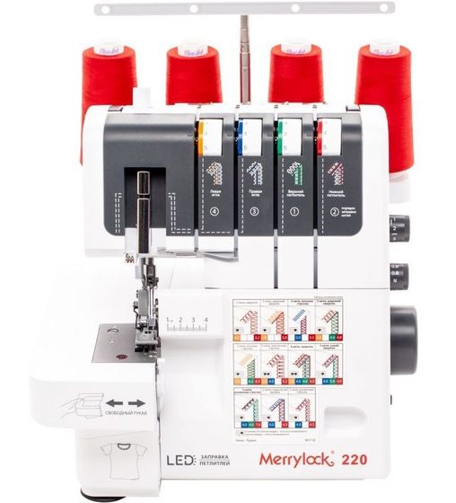 Оверлок Merrylock 220 белый