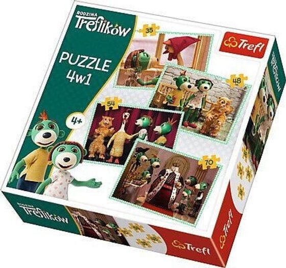 Trefl 4in1 Новые друзья, семья Treflik (34290)