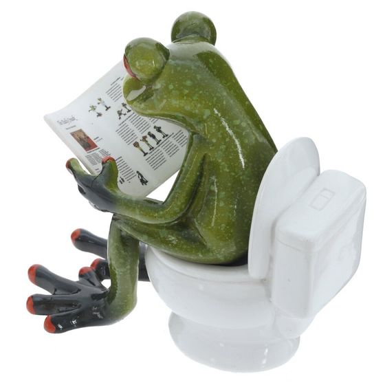 Фигурка декоративная "Лягушка", L10 W6 H10 см